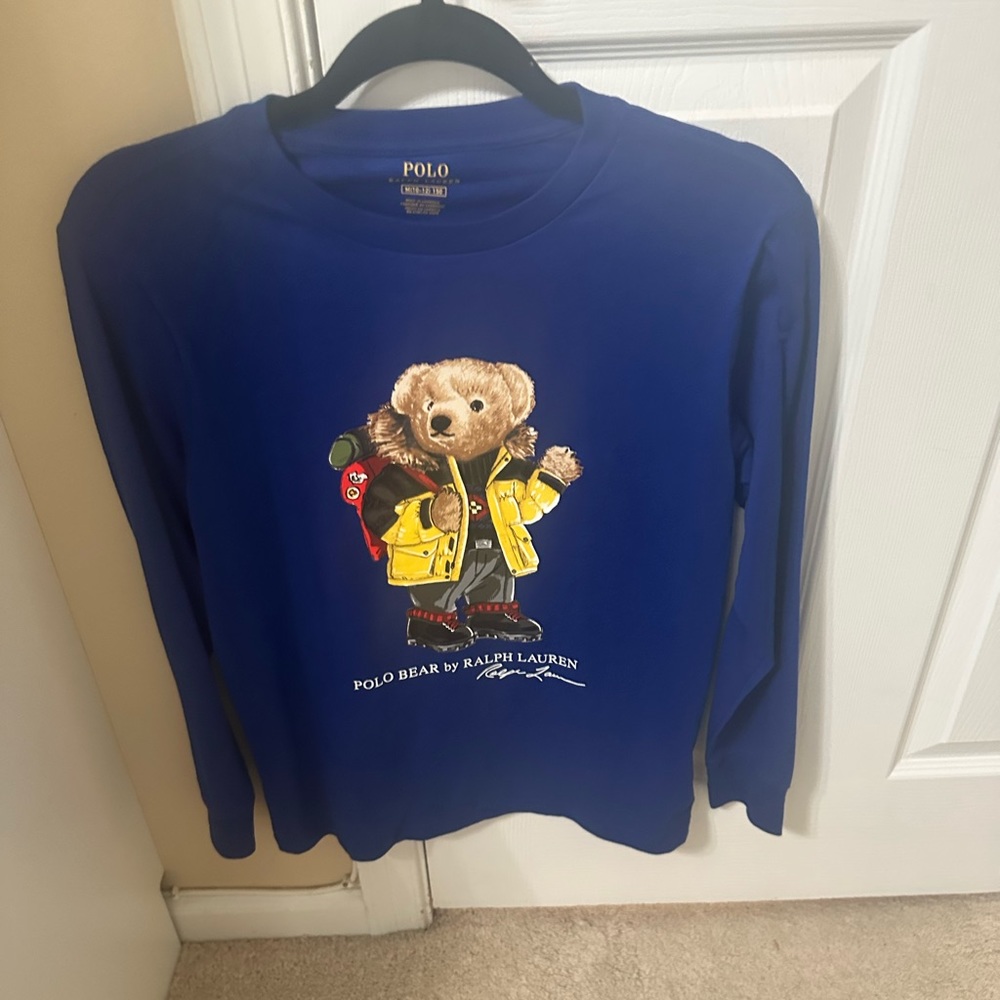 Polo Bear cotton long sleeve T